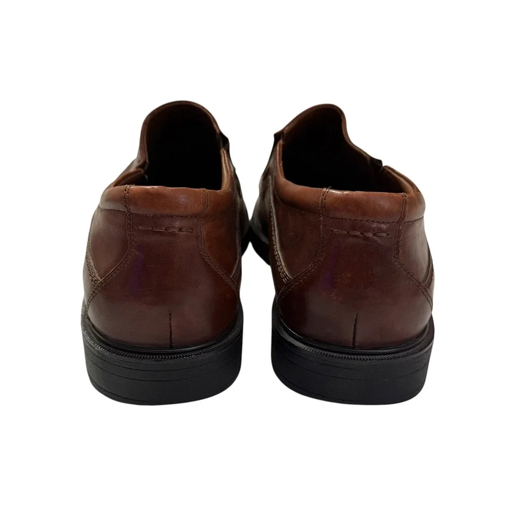 Johnston & Murphy XC4 Mens Brown Leather Waterproof Loafers 20-2423 Size 14 XW